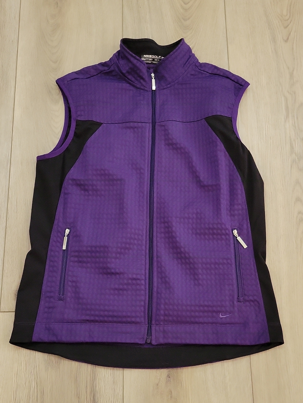 Nike Purple and Black Sleeveless Golf Vest - Women's